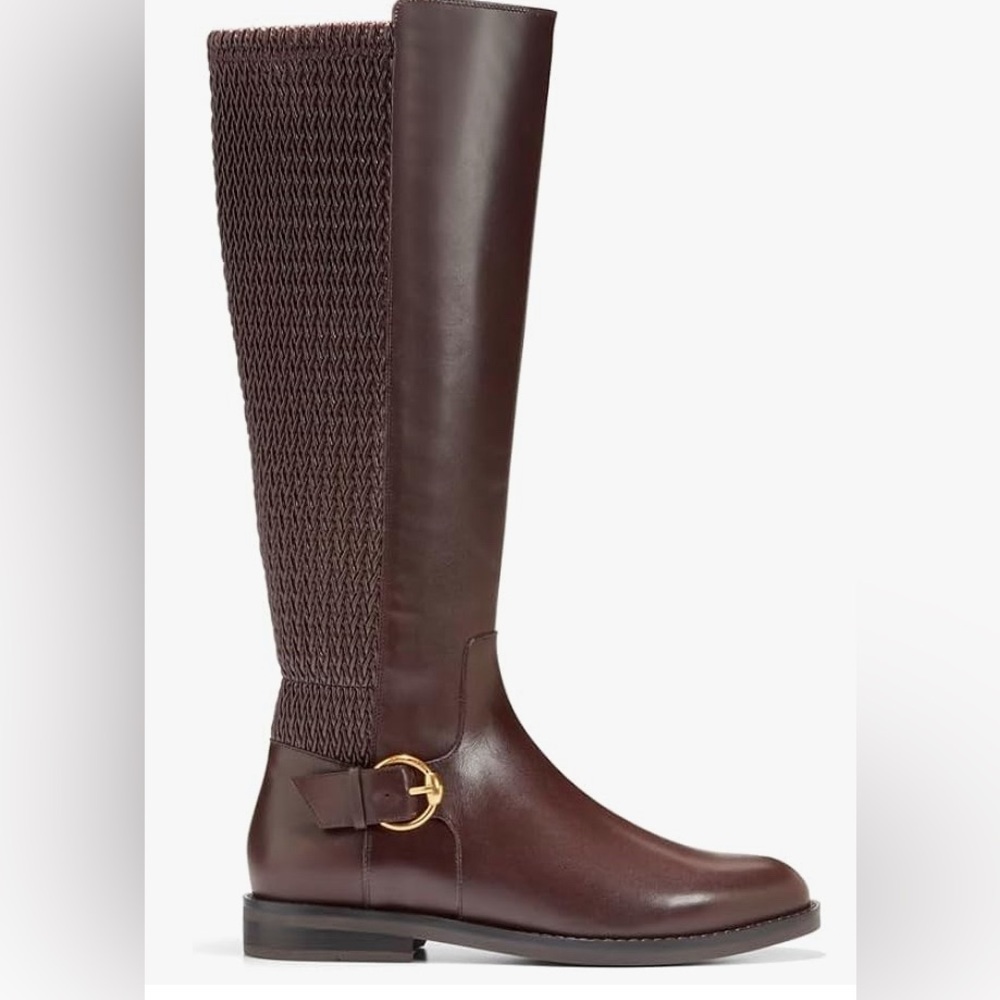 New! Cole Haan Elegant Brown Riding Boots Sz 7B